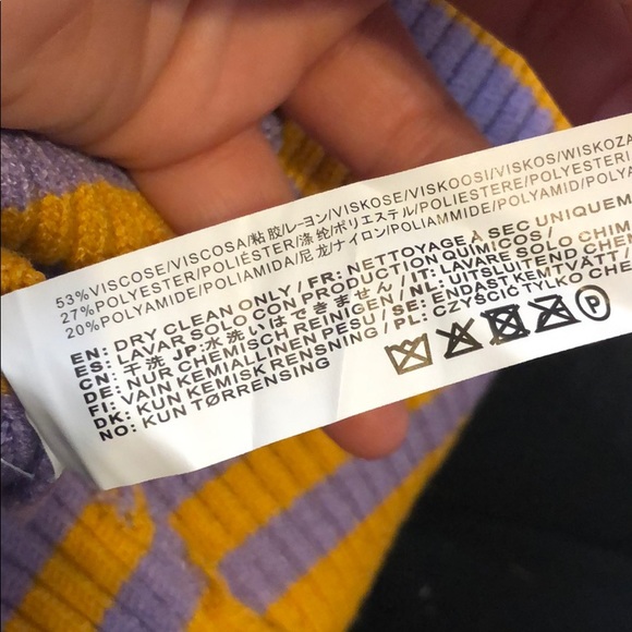 Moon River Striped Lavender Julissa sweater Dress - Picture 4 of 5